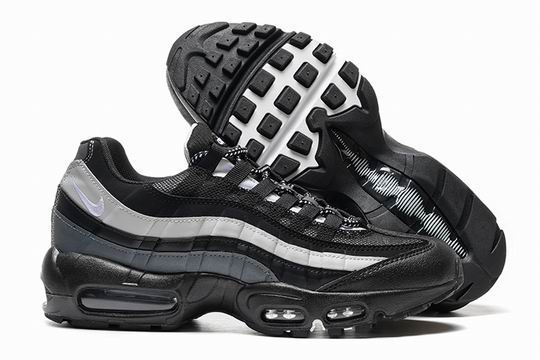 (image for) Nike Air Max 95 Black Grey Silver Men's Shoes-27